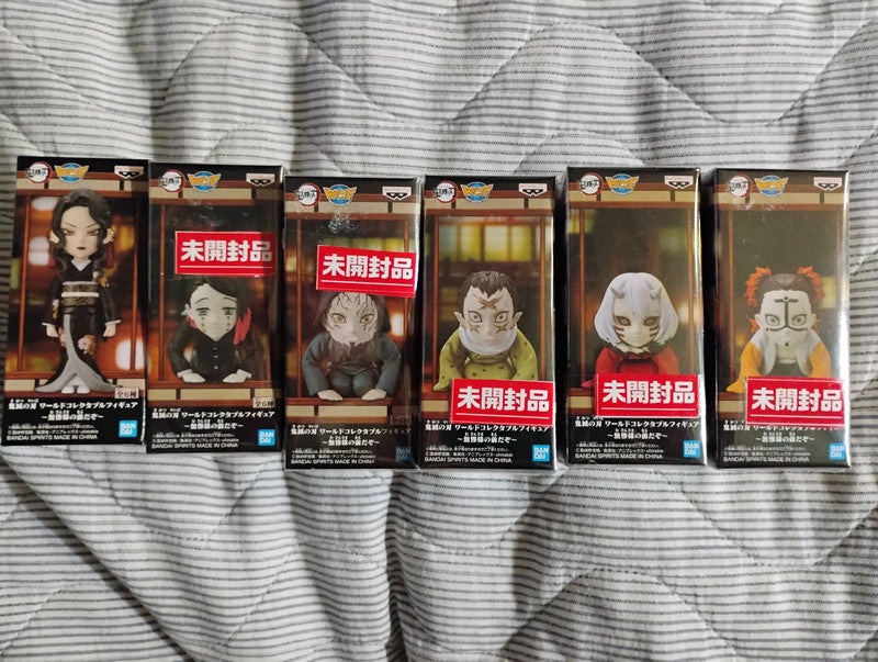 6 Figurines full set complet WCF Demon Slayer