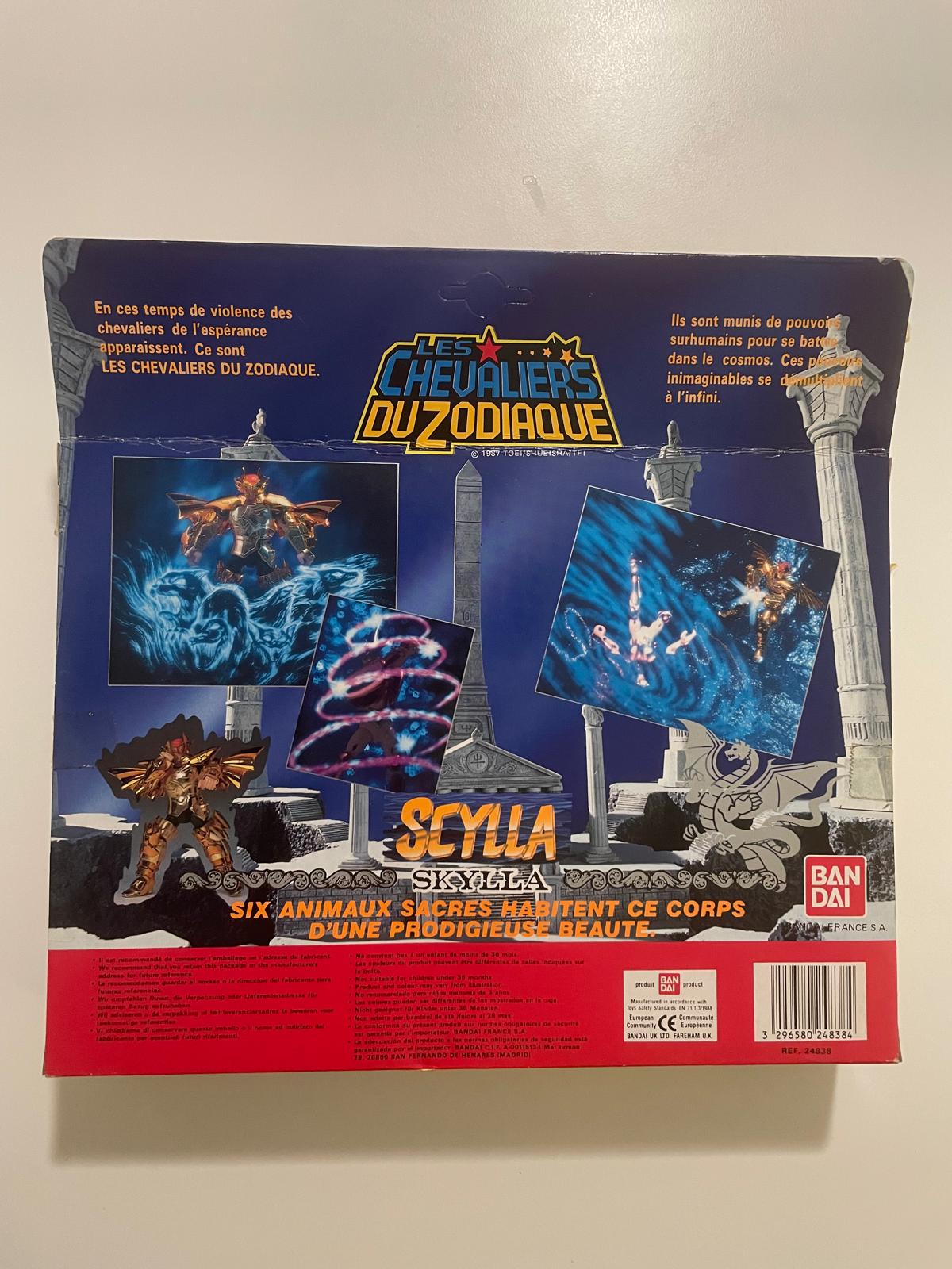 Figurine Jouet Rétro Saint Seiya version française Arc Poseidon Scylla Bandai 1988