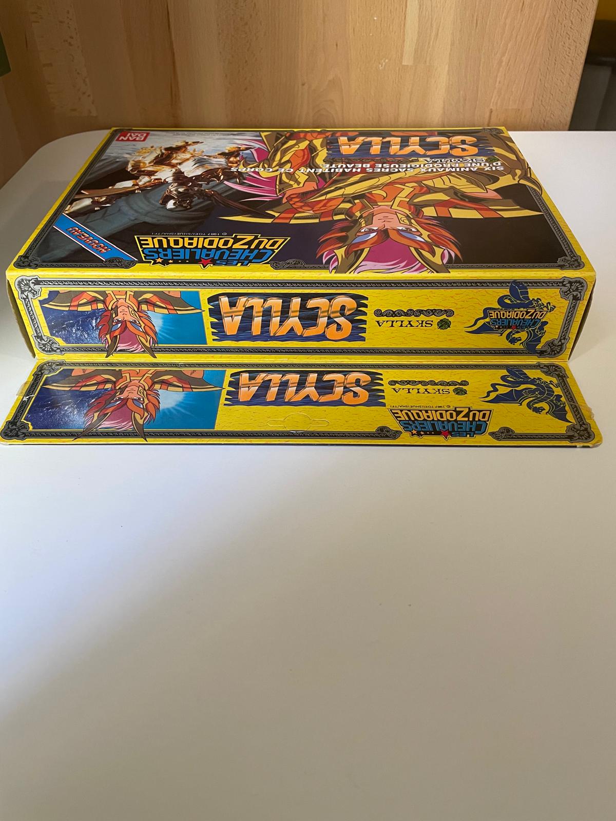 Figurine Jouet Rétro Saint Seiya version française Arc Poseidon Scylla Bandai 1988
