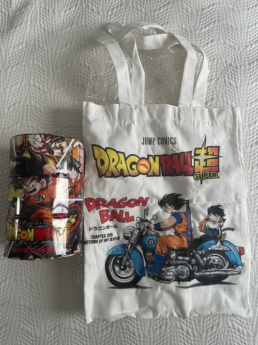 Boite métal et sac en toile Dragon Ball Z made in Taiwan